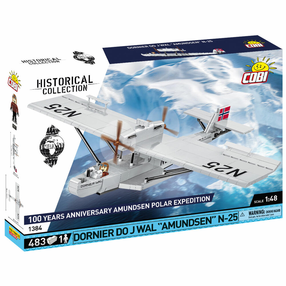 Cobi Klemmbaustein-Set Dornier Do J Wal Amundsen N-25, 483 Teile, COBI-1384