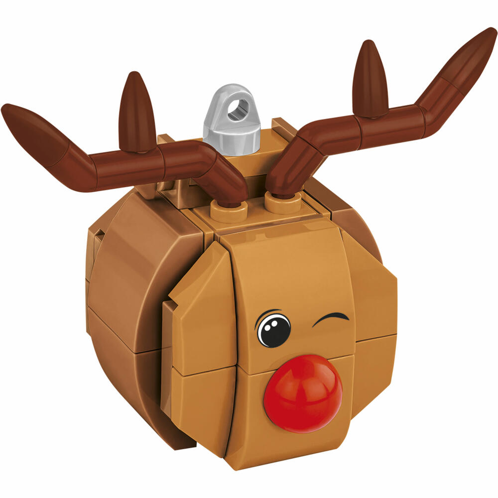 Cobi Klemmbaustein-Set Christbaumschmuck - Rentier, 67 Teile, COBI-20014