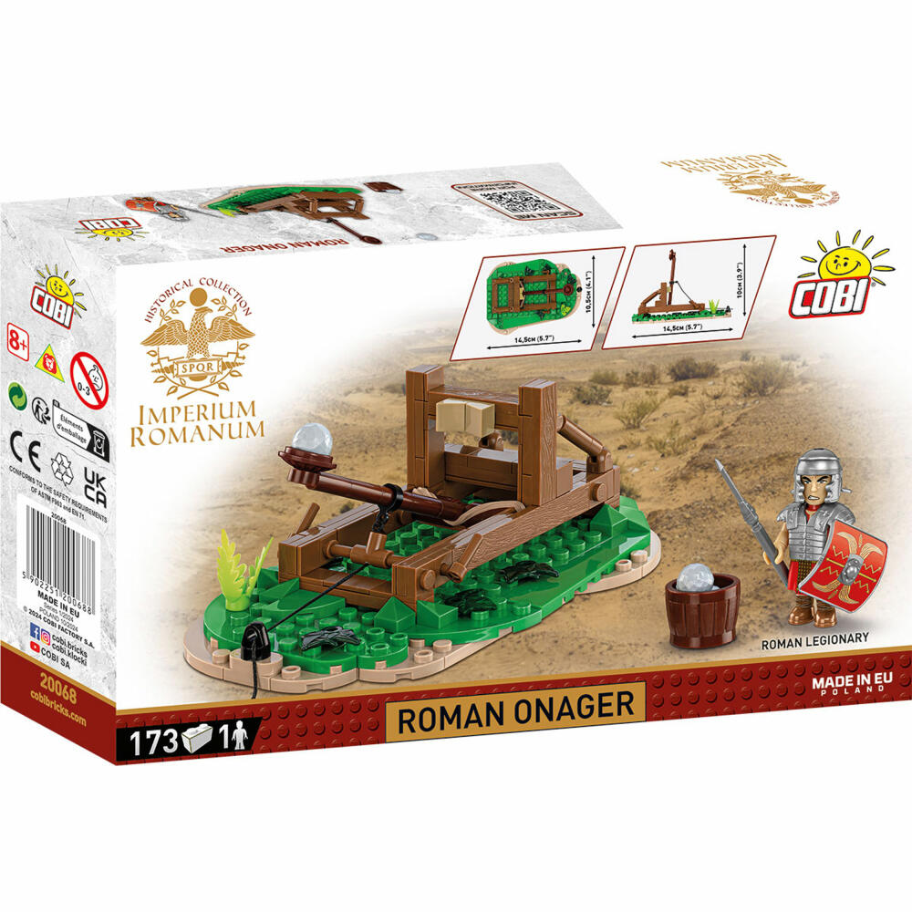 Cobi Klemmbaustein-Set Imperium Romanum - Katapult,  Onager, 173 Teile, COBI-20068