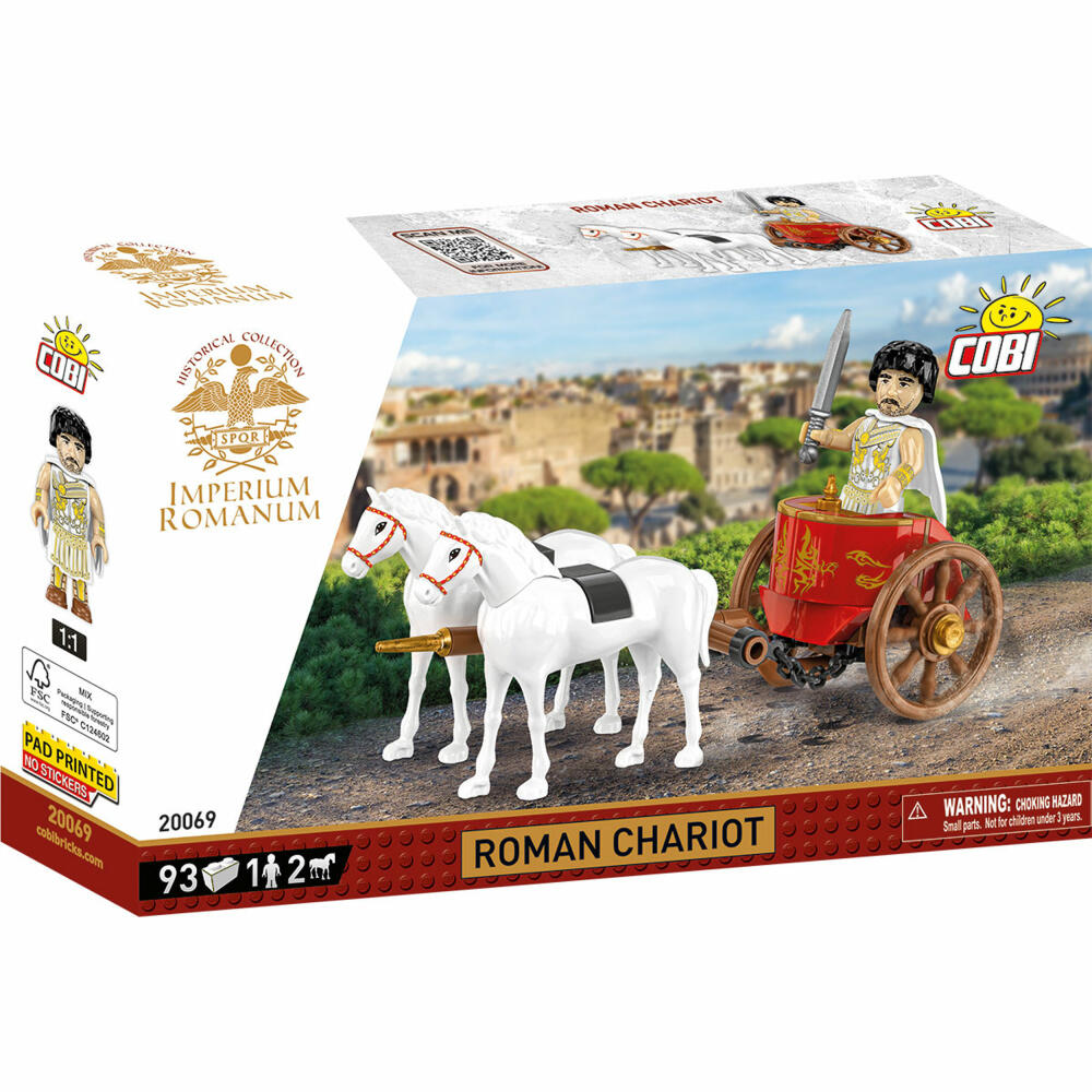 Cobi Klemmbaustein-Set Imperium Romanum - Römischer Streitwagen, 93 Teile, COBI-20069