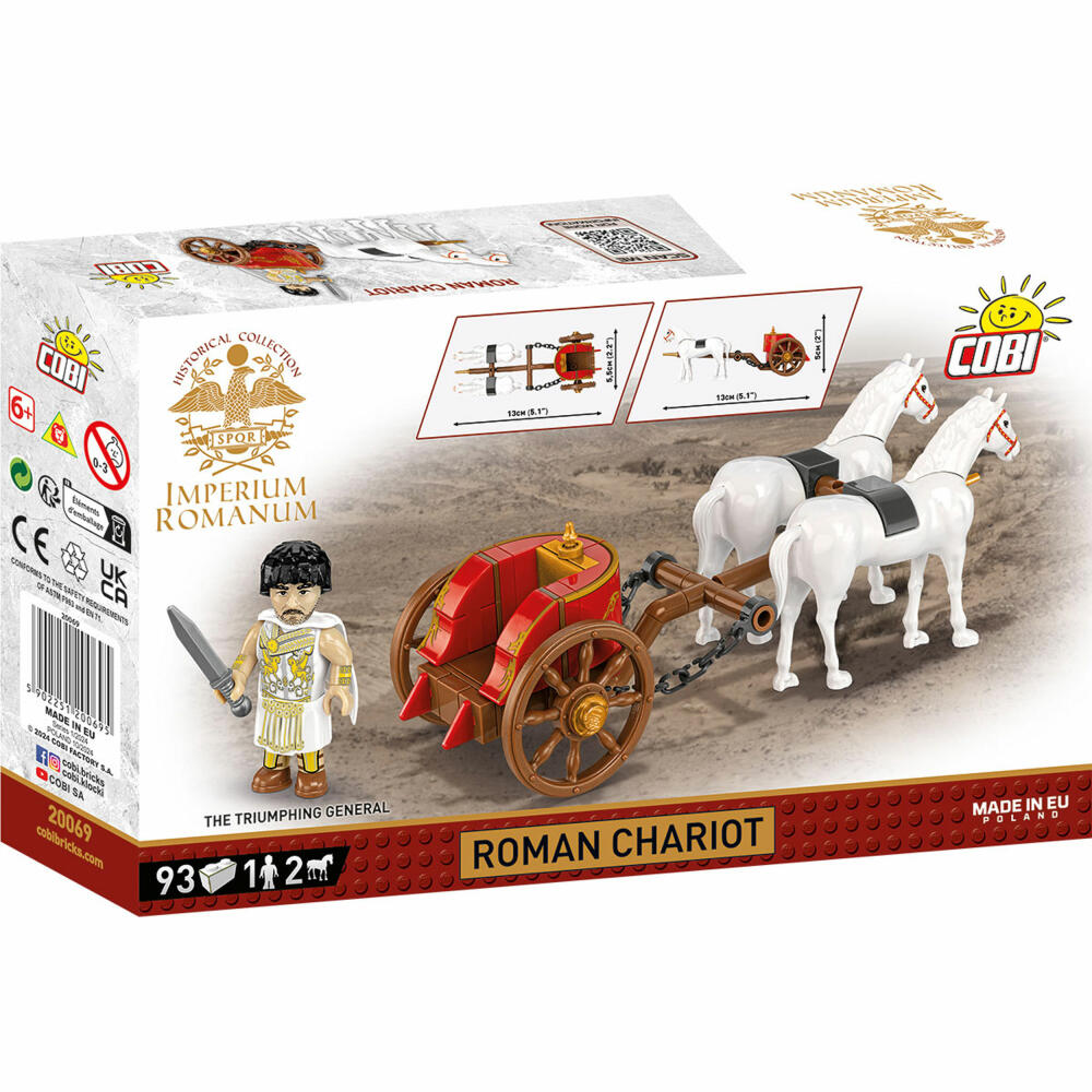 Cobi Klemmbaustein-Set Imperium Romanum - Römischer Streitwagen, 93 Teile, COBI-20069