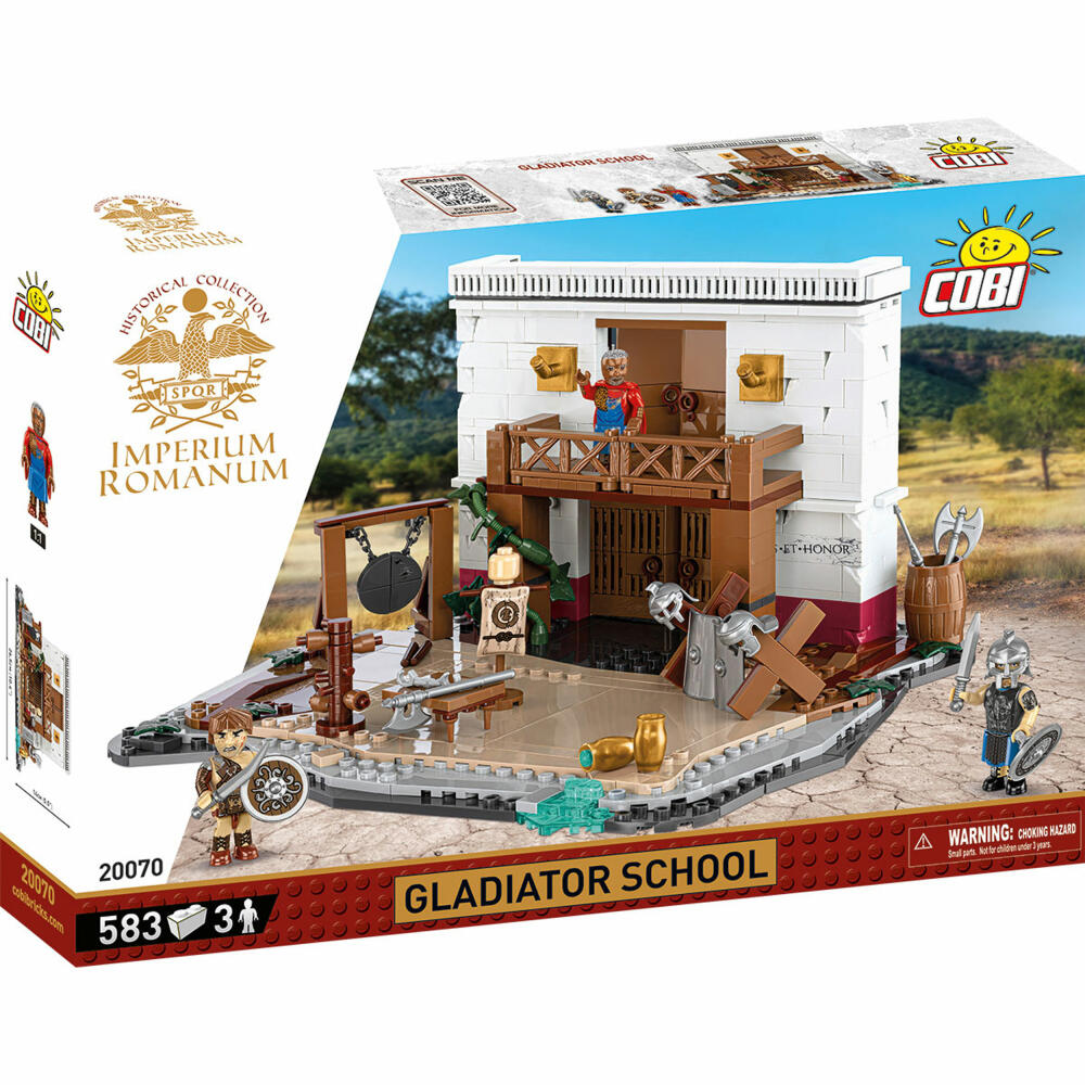 Cobi Klemmbaustein-Set Imperium Romanum - Gladiatorenschule, 583 Teile, COBI-20070