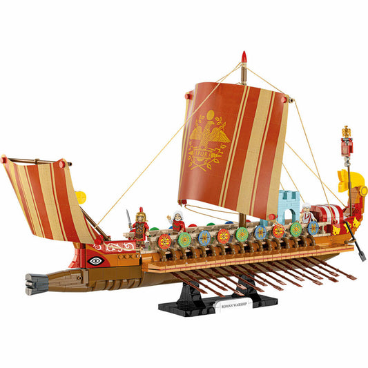Cobi Klemmbaustein-Set Imperium Romanum - Römisches Kriegsschiff, 1810 Teile, COBI-20071