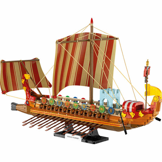 Cobi Klemmbaustein-Set Imperium Romanum - Römisches Kriegsschiff, 1810 Teile, COBI-20071