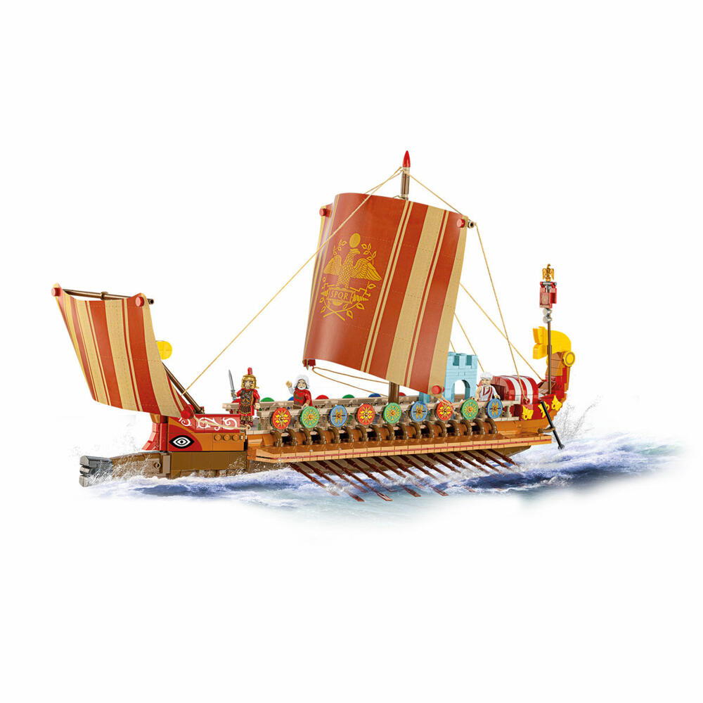 Cobi Klemmbaustein-Set Imperium Romanum - Römisches Kriegsschiff, 1810 Teile, COBI-20071