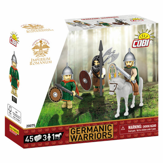 Cobi Klemmbaustein-Set Imperium Romanum - Germanische Krieger, 45 Teile, COBI-20075
