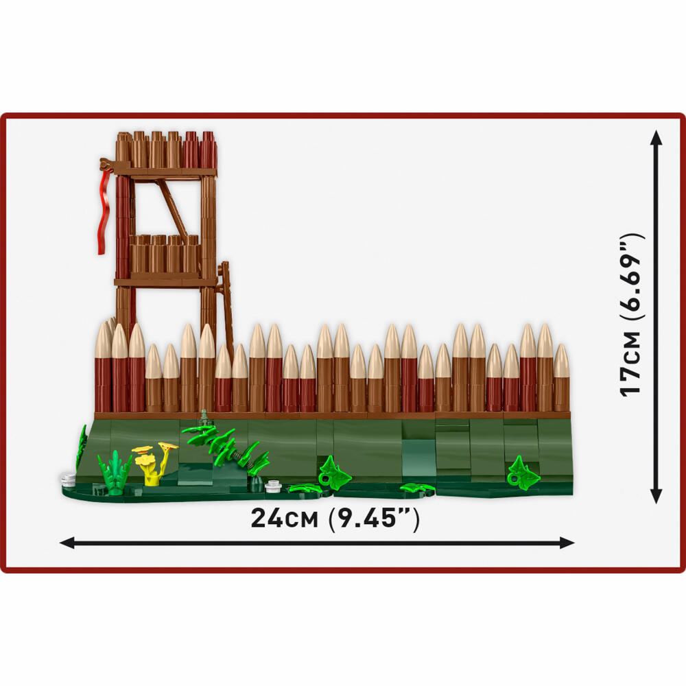 Cobi Klemmbaustein-Set Imperium Romanum - Römischer Lager-Wachturm, 628 Teile, COBI-20076