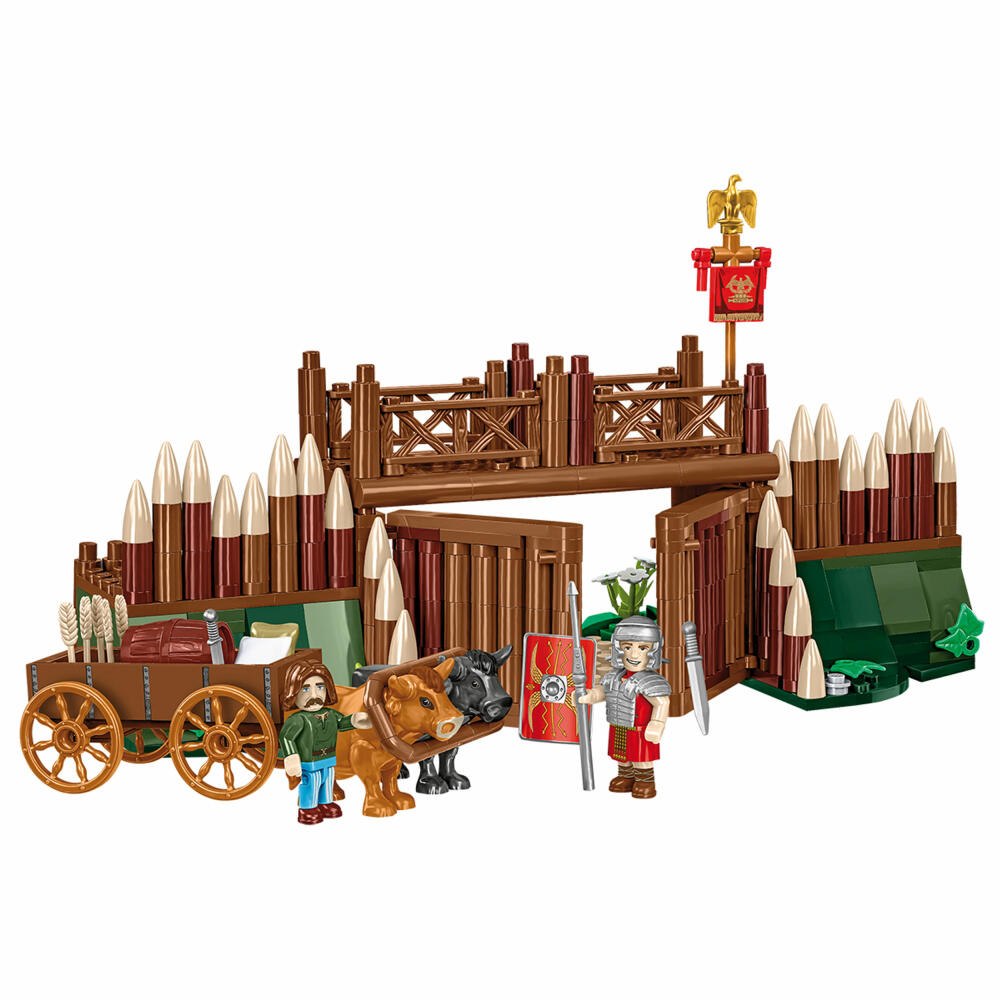 Cobi Klemmbaustein-Set Imperium Romanum - Römisches Lager-Tor, 591 Teile, COBI-20077