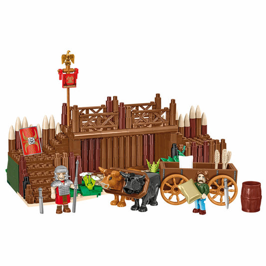 Cobi Klemmbaustein-Set Imperium Romanum - Römisches Lager-Tor, 591 Teile, COBI-20077