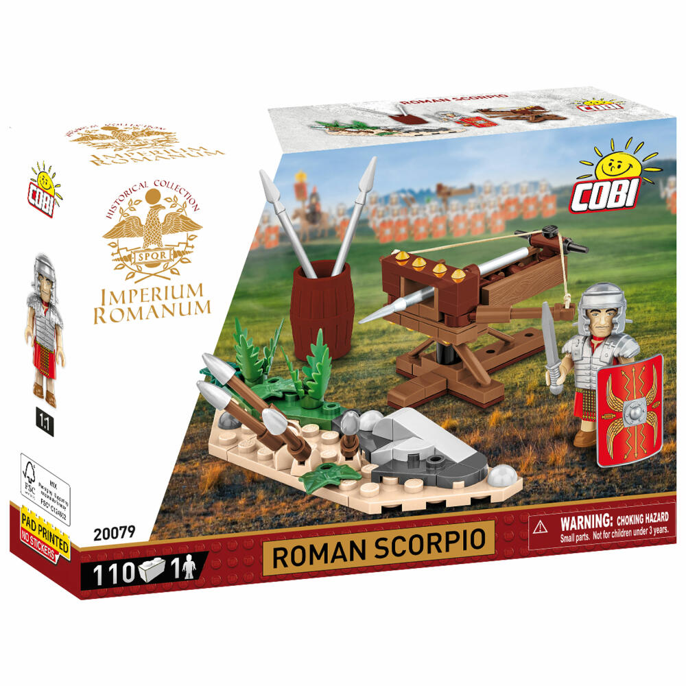 Cobi Klemmbaustein-Set Imperium Romanum - Römischer Skorpion, Ballista, 113 Teile, COBI-20079