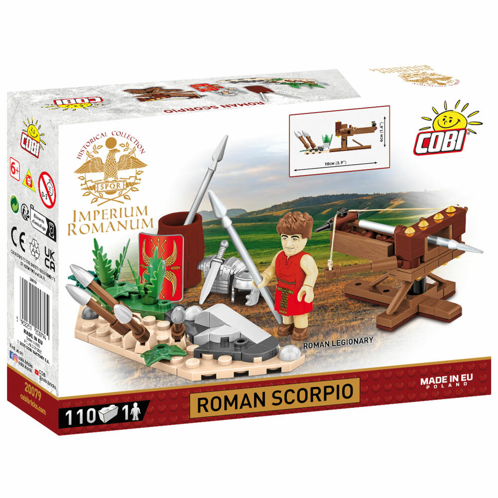 Cobi Klemmbaustein-Set Imperium Romanum - Römischer Skorpion, Ballista, 113 Teile, COBI-20079
