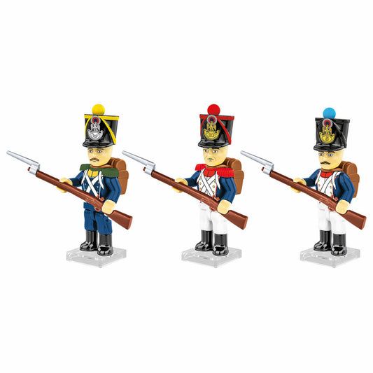 Cobi Klemmbaustein-Set Napoleonic Wars - Französiche Soldaten, 41 Teile, COBI-20090