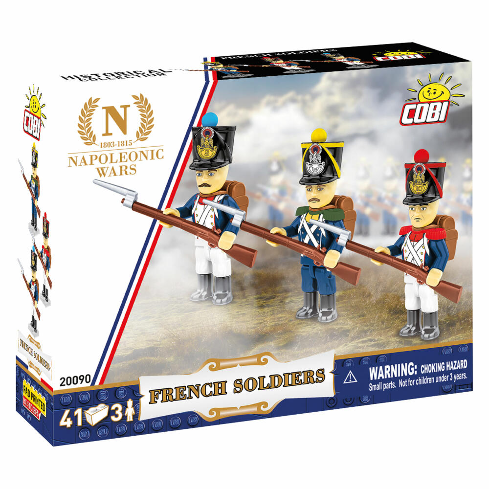Cobi Klemmbaustein-Set Napoleonic Wars - Französiche Soldaten, 41 Teile, COBI-20090