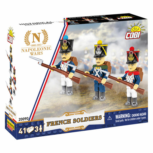 Cobi Klemmbaustein-Set Napoleonic Wars - Französiche Soldaten, 41 Teile, COBI-20090