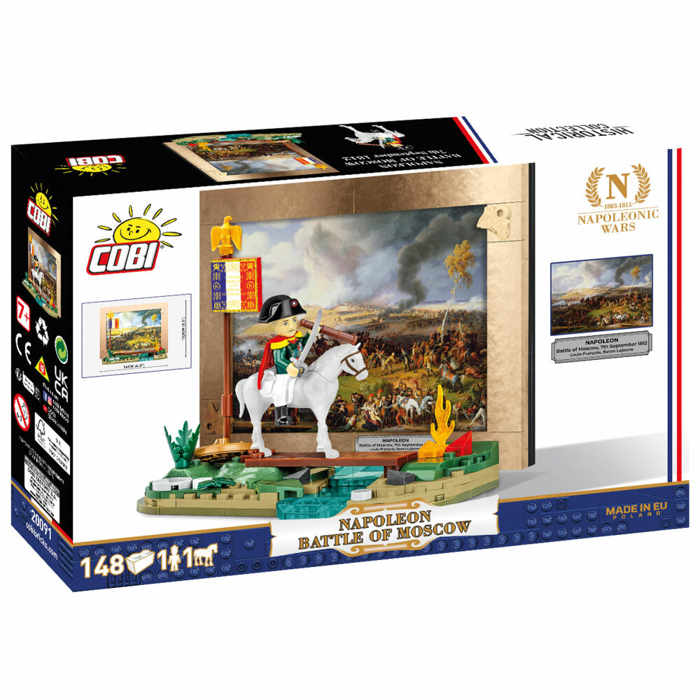 Cobi Klemmbaustein-Set Napoleonic Wars - Napoleon, Schlacht um Moskau, 145 Teile, COBI-20091