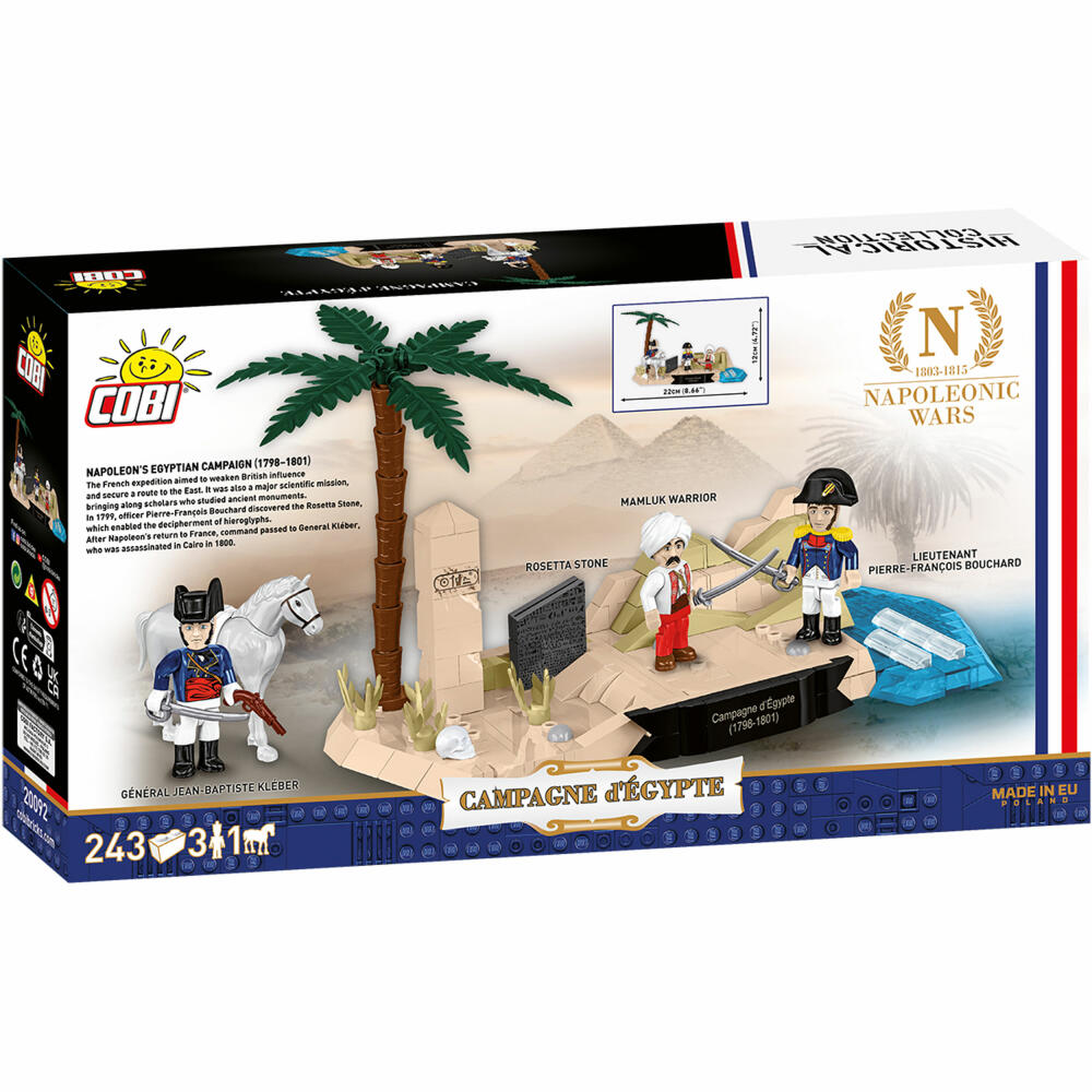 Cobi Klemmbaustein-Set Napoleonic Wars - Ägypten-Feldzug, 243 Teile, COBI-20092