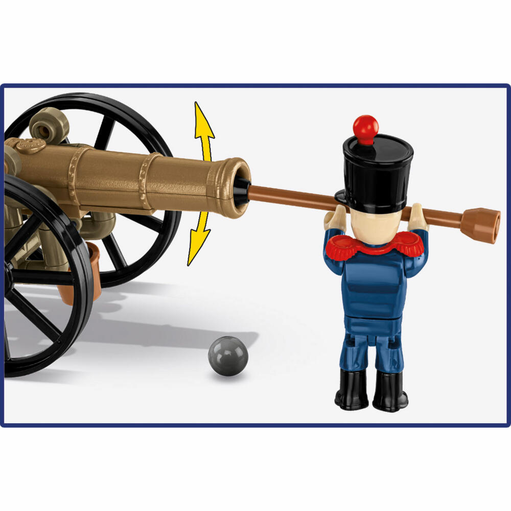 Cobi Klemmbaustein-Set Napoleonic Wars - Französischer Artillerist, 97 Teile, COBI-20093