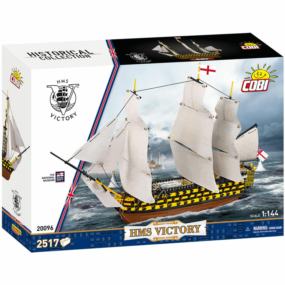 Cobi Klemmbaustein-Set Napoleonic Wars - HMS Victory, 2517 Teile, COBI-20096