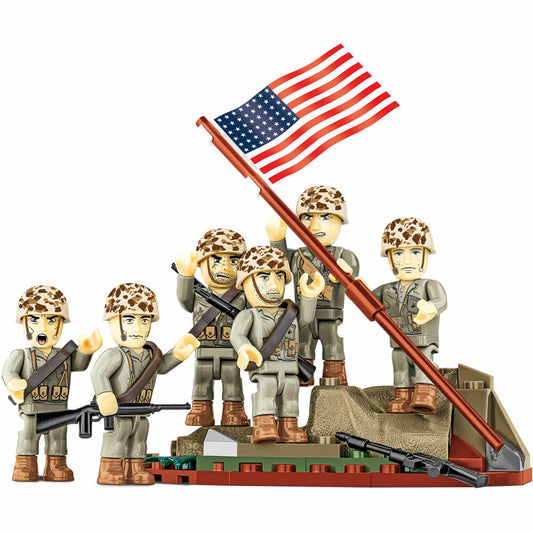 Cobi Klemmbaustein-Set Iwo Jima 1945, Pazifik, WW2, 87 Teile, COBI-2059