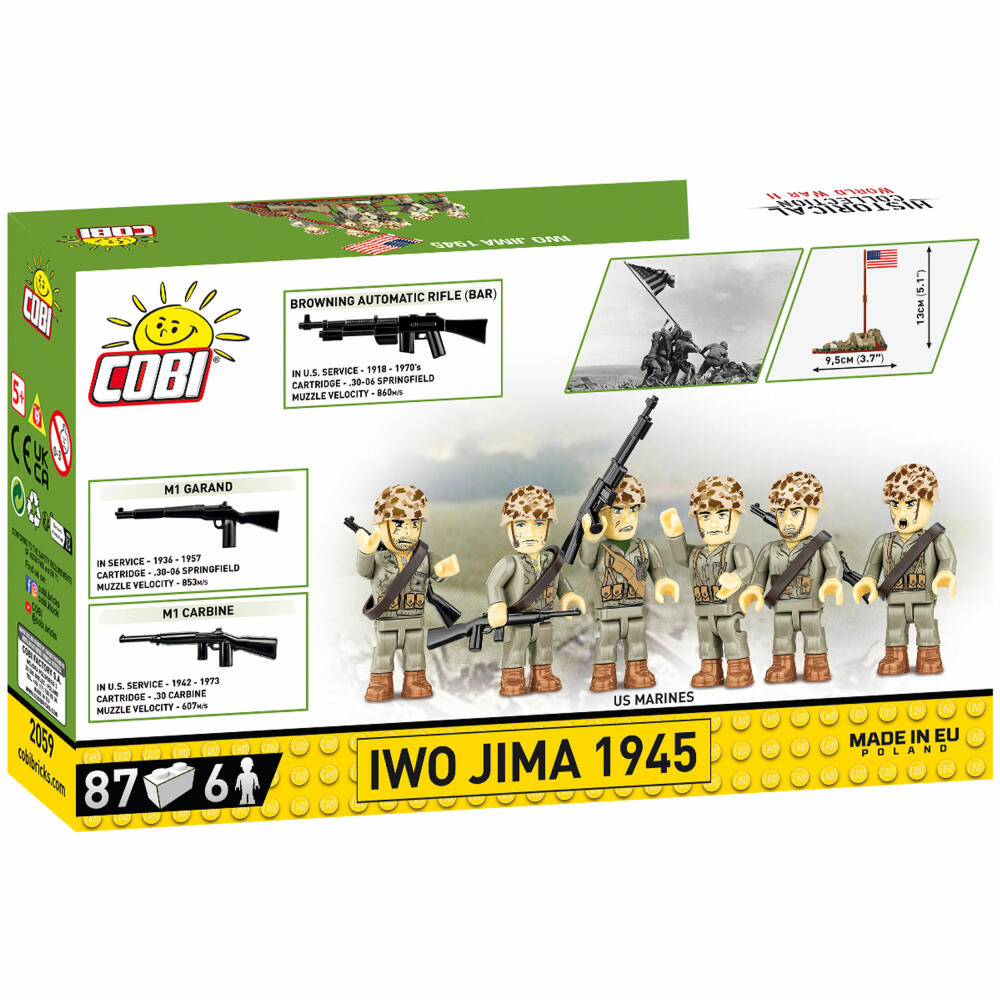 Cobi Klemmbaustein-Set Iwo Jima 1945, Pazifik, WW2, 87 Teile, COBI-2059