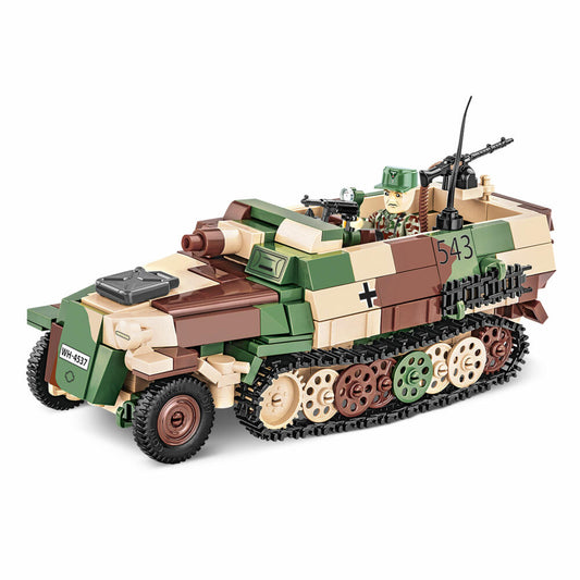 Cobi Klemmbaustein-Set Sd.Kfz. 251/9 Stummel, Wehrmacht, WW2, 485 Teile, COBI-2283
