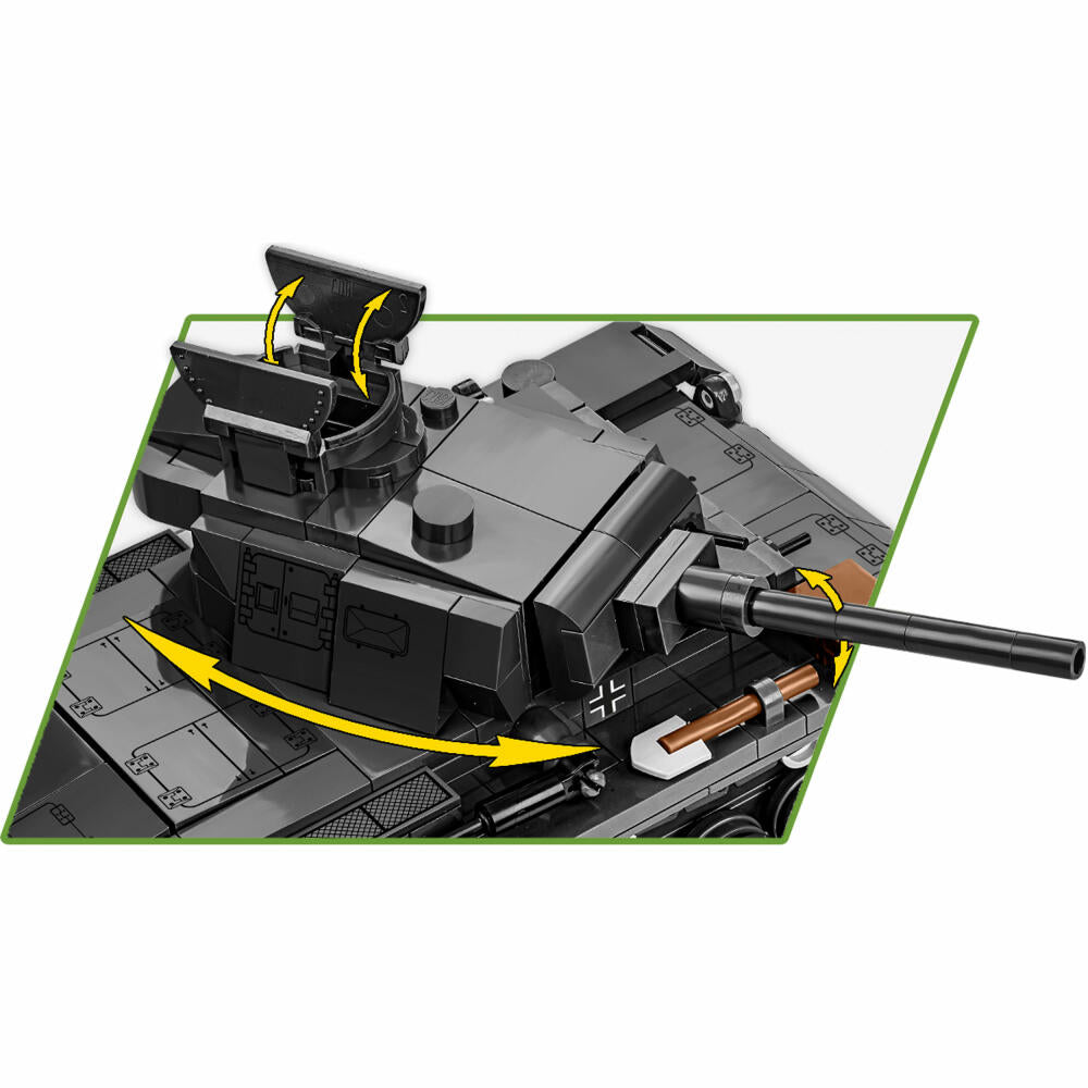Cobi Klemmbaustein-Set Panzer II Ausf. J, Wehrmacht, WW2, 590 Teile, COBI-2289