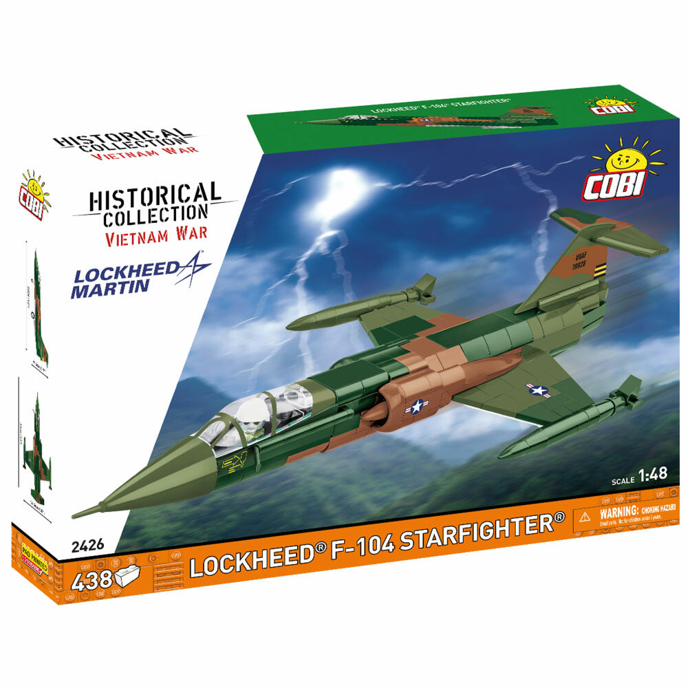 Cobi Klemmbaustein-Set F-104 Starfighter Vietnam War, 438 Teile, COBI-2426