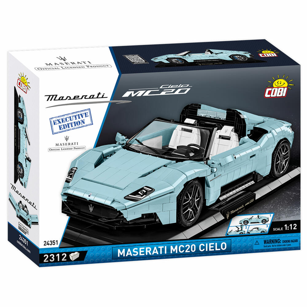 Cobi Klemmbaustein-Set Maserati MC20 Cielo Executive Edition, 2312 Teile, COBI-24351