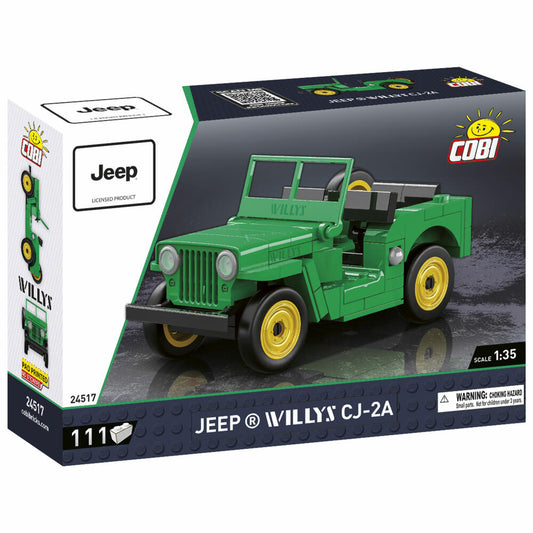 Cobi Klemmbaustein-Set Jeep Willys CJ-2A, Auto, 111 Teile, COBI-24517
