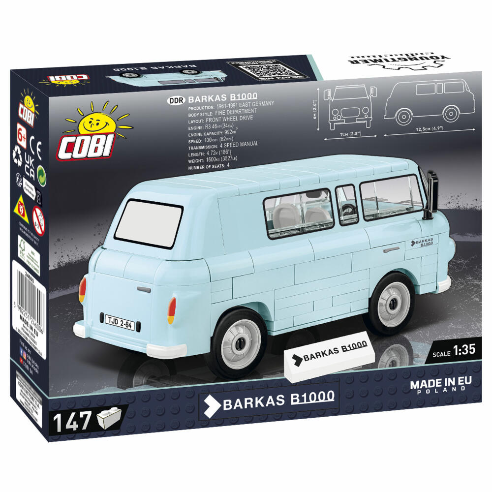 Cobi Klemmbaustein-Set Barkas B1000, Auto, 147 Teile, COBI-24600
