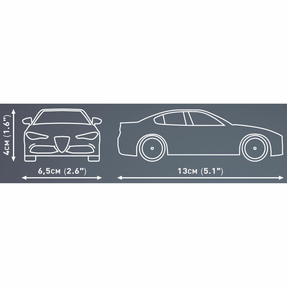 Cobi Klemmbaustein-Set Alfa Romeo Giulia Quadrifoglio, 90 Teile, 24605