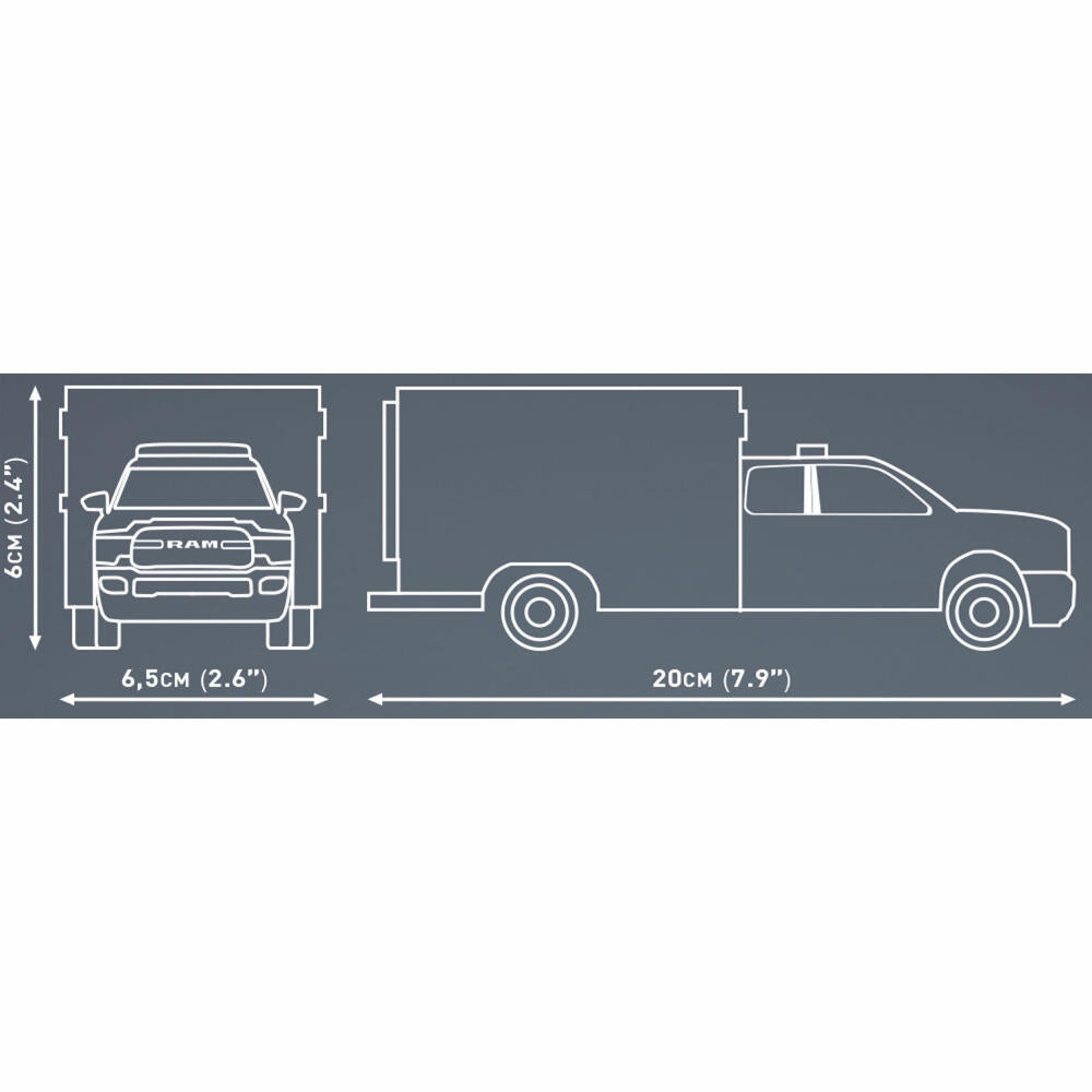 Cobi Klemmbaustein-Set RAM 3500 Ambulance, 295 Teile, 24609