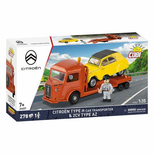 Cobi Klemmbaustein-Set Citroen Type H Car Transporter, 278 Teile, 24627
