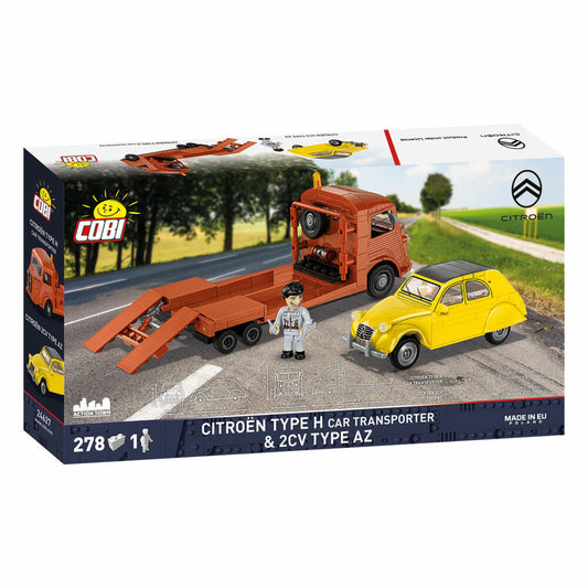 Cobi Klemmbaustein-Set Citroen Type H Car Transporter, 278 Teile, 24627