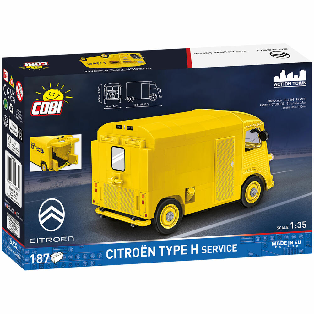 Cobi Klemmbaustein-Set Citroen Type H Service, Auto, 187 Teile, COBI-24632