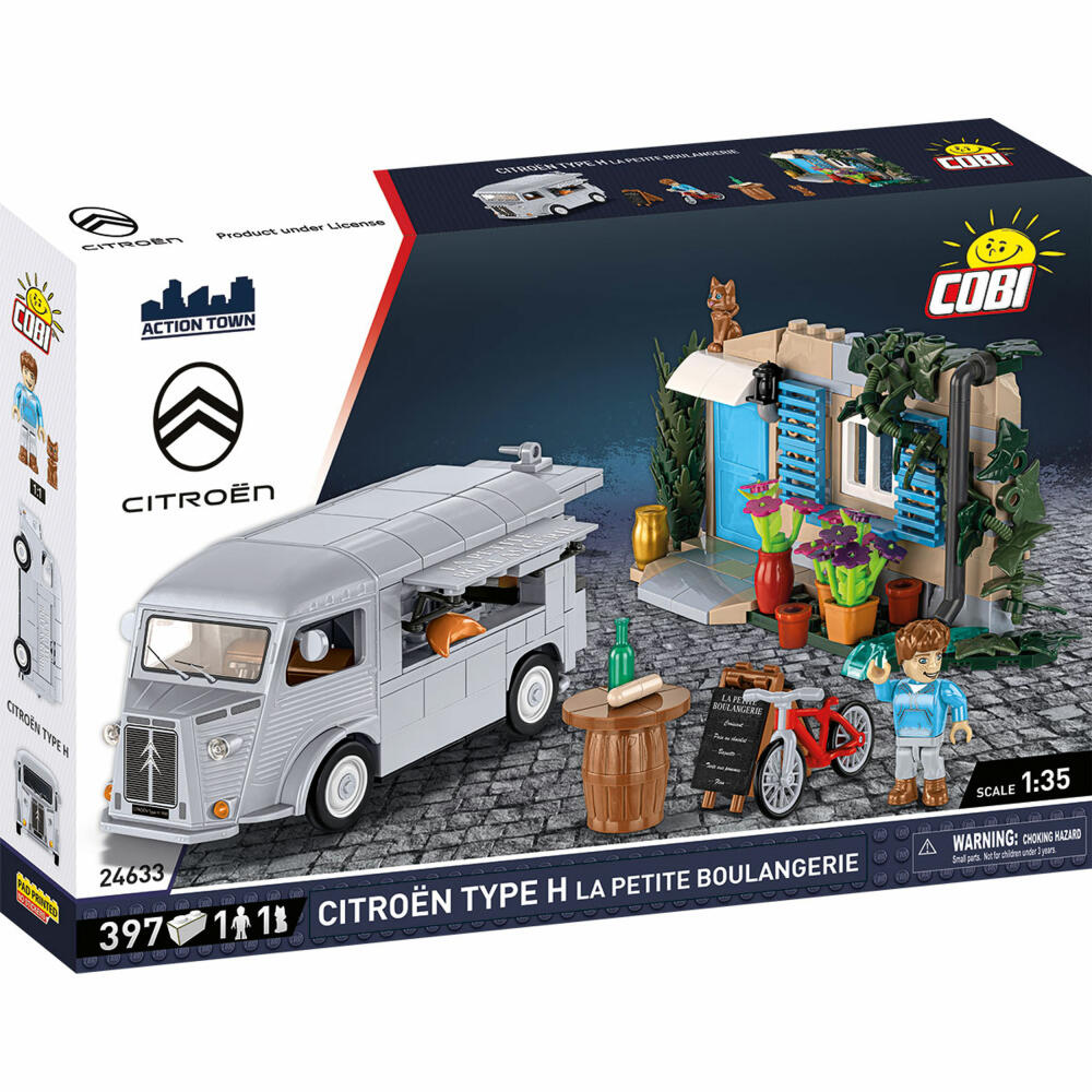 Cobi Klemmbaustein-Set Citroen Type H La Petite Boulangerie, Auto, 397 Teile, COBI-24633