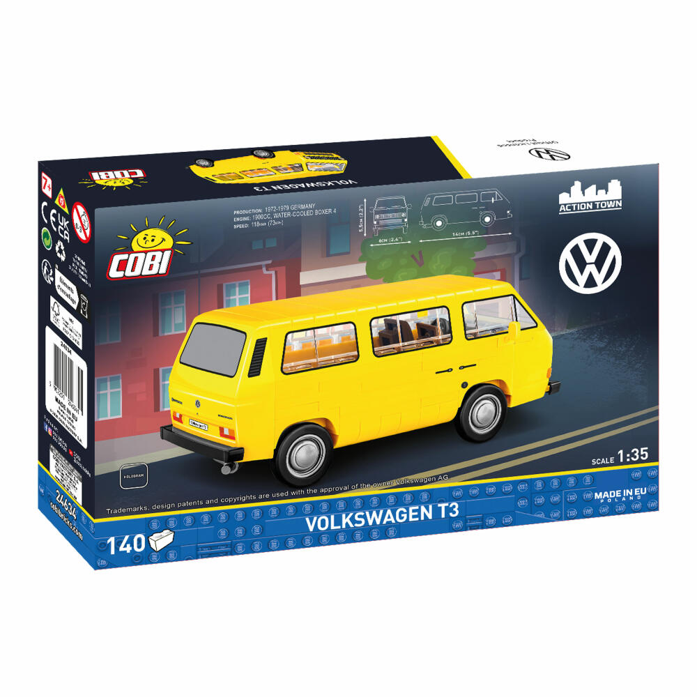 Cobi Klemmbaustein-Set VW Transporter T3, 140 Teile, 24634