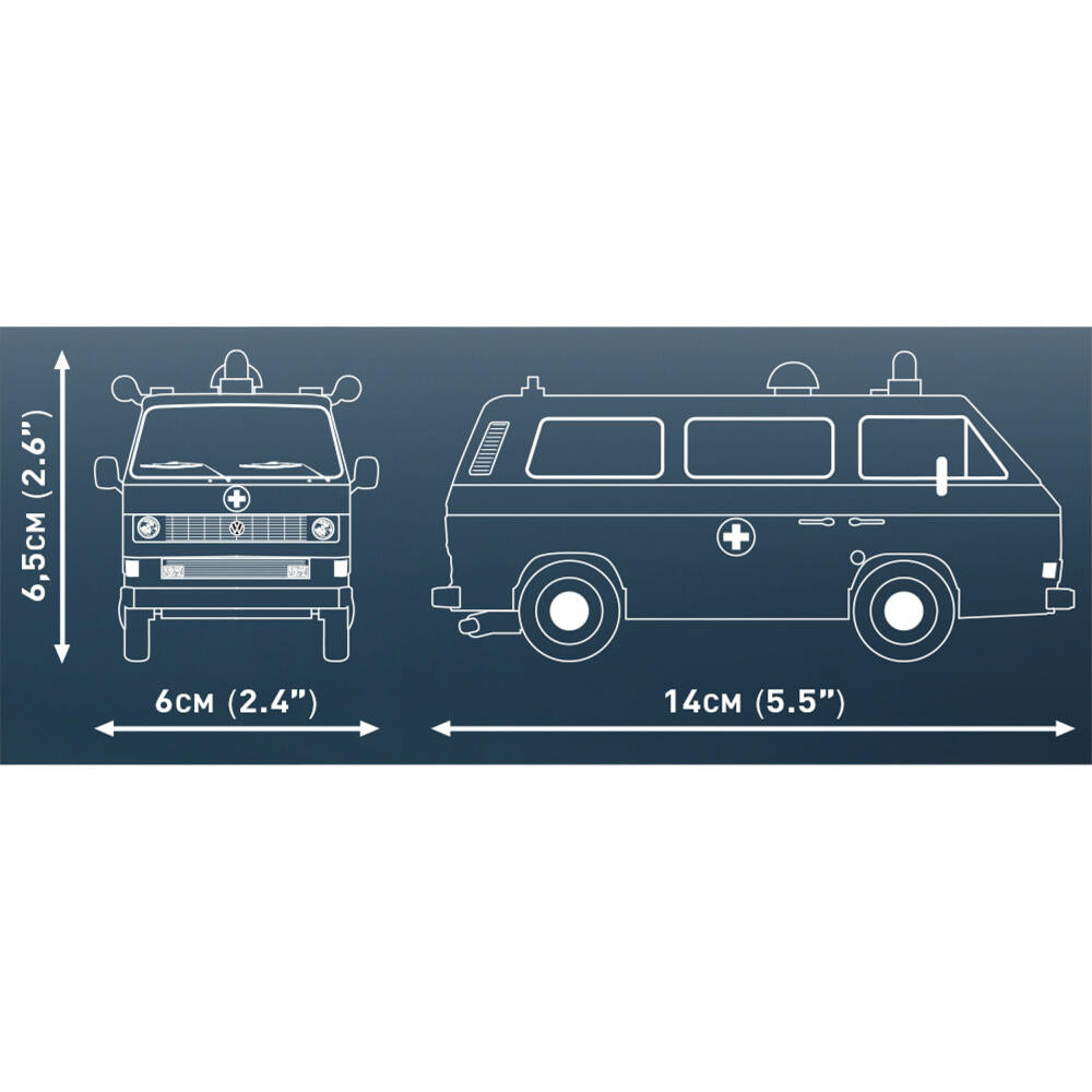 Cobi Klemmbaustein-Set VW T3 Krankenwagen, 146 Teile, 24636