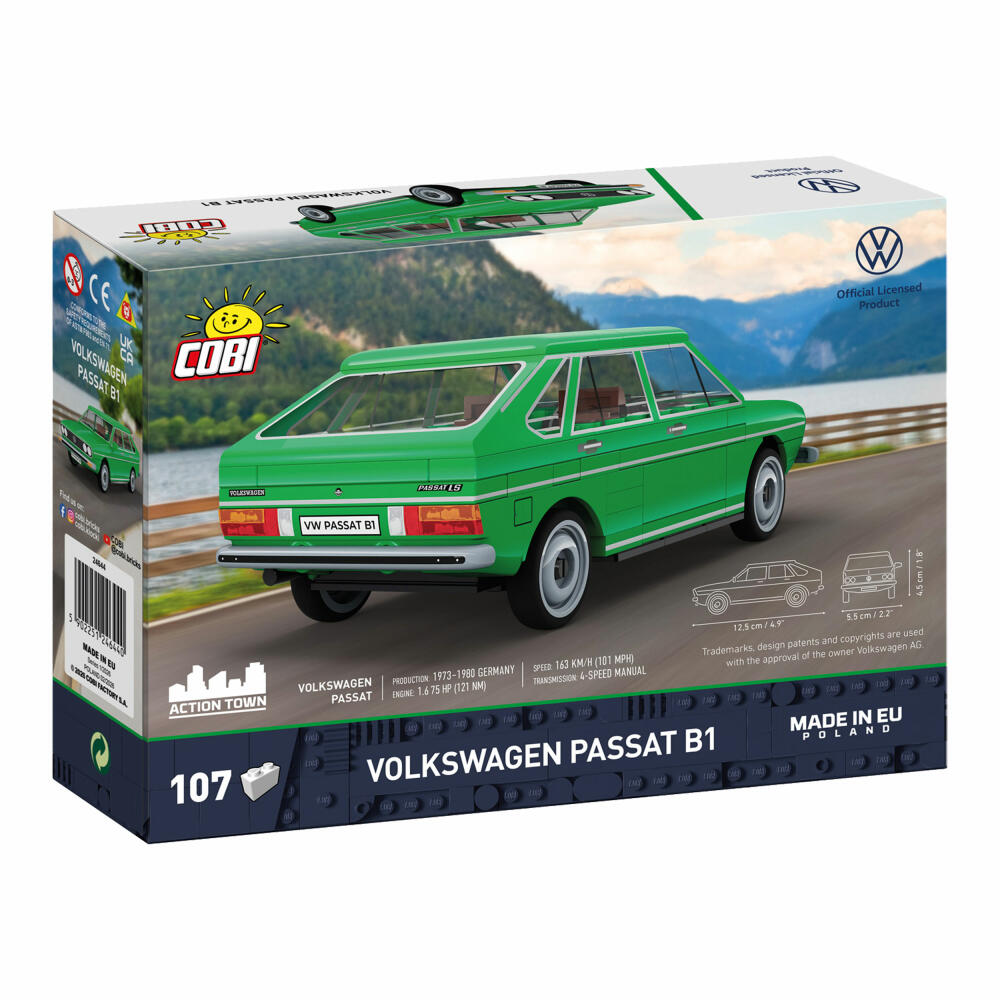 Cobi Klemmbaustein-Set VW Passat B1, 107 Teile, 24644