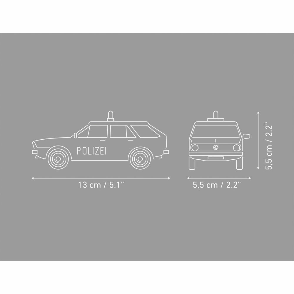 Cobi Klemmbaustein-Set VW Passat B1 Variant Polizei, 116 Teile, 24645