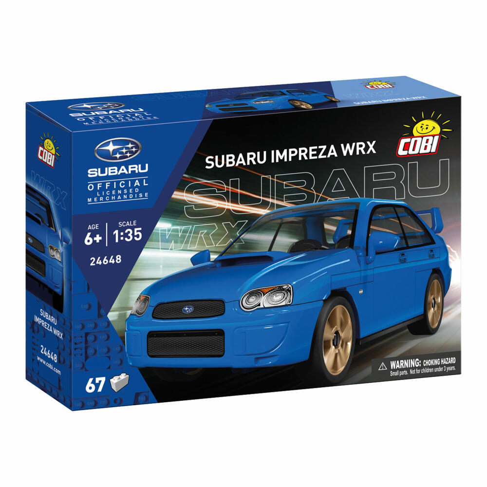 Cobi Klemmbaustein-Set Subaru Impreza WRX, 67 Teile, 24648