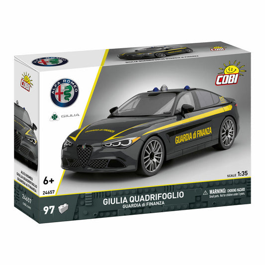Cobi Klemmbaustein-Set Alfa Romeo Giulia Quadr. Guardia, 97 Teile, 24657