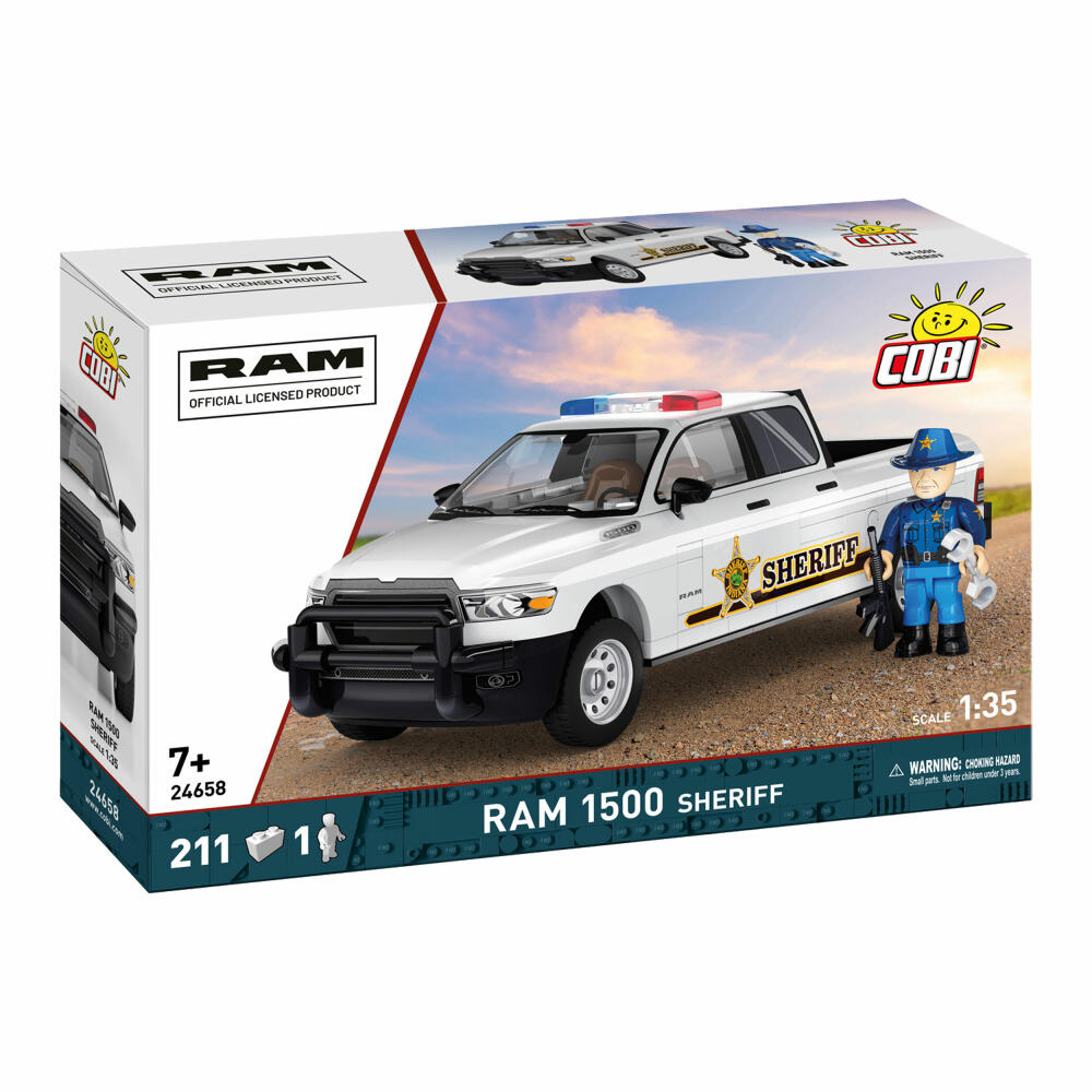 Cobi Klemmbaustein-Set RAM 1500 HEMI Sheriff, 211 Teile, 24658