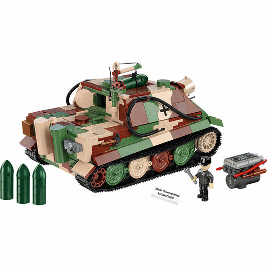 Cobi Klemmbaustein-Set Sturmörser Sturmtiger, Panzer, WW2, 1100 Teile, COBI-2585