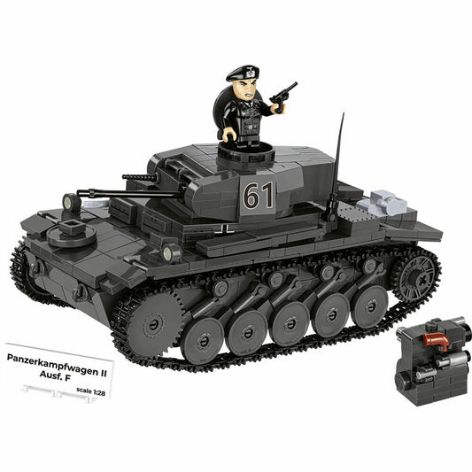 Cobi Klemmbaustein-Set Panzerkampfwagen II Ausf. F, WW2, 813 Teile, COBI-2597