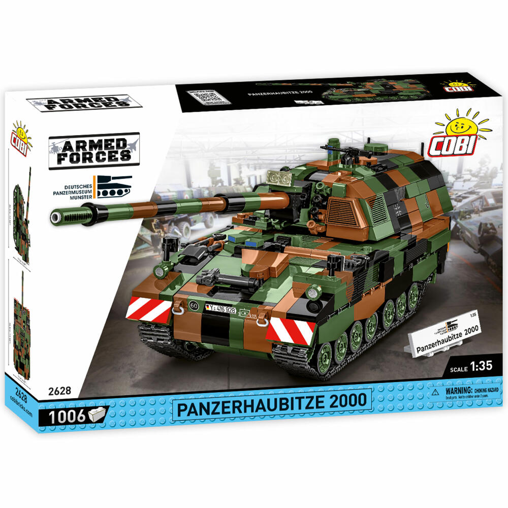 Cobi Klemmbaustein-Set Panzerhaubitze 2000, Armed Forces, 1006 Teile, COBI-2628