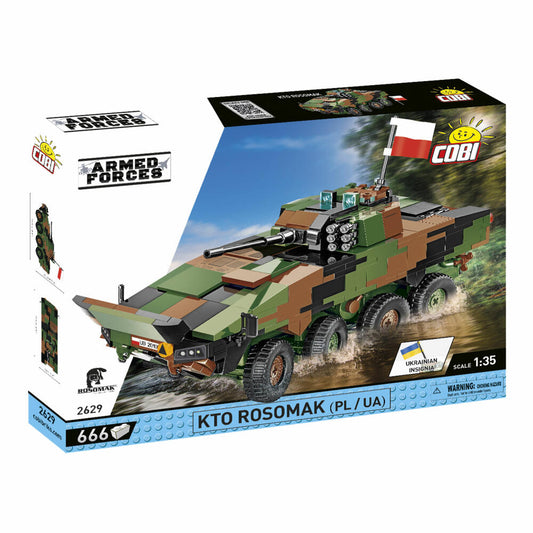 Cobi Klemmbaustein-Set KTO Rosomak, 666 Teile, 2629