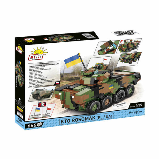 Cobi Klemmbaustein-Set KTO Rosomak, 666 Teile, 2629