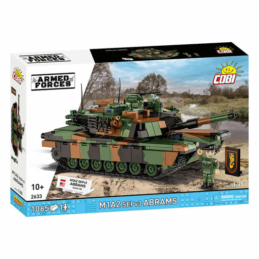 Cobi Klemmbaustein-Set M1A2 Abrams PL, 1065 Teile, 2633