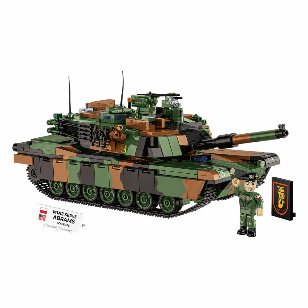 Cobi Klemmbaustein-Set M1A2 Abrams PL, 1065 Teile, 2633